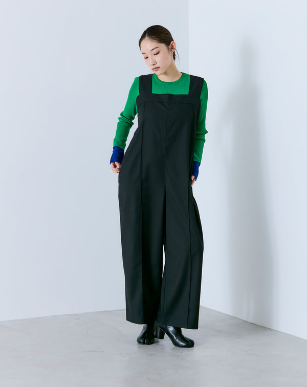 WIDE STRAP LOOSE OVERALLS