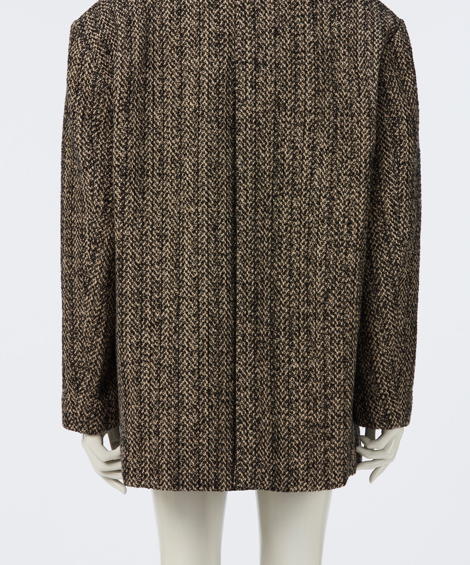 2WAY MIXED TWEED BIG-SHOULDER JACKET