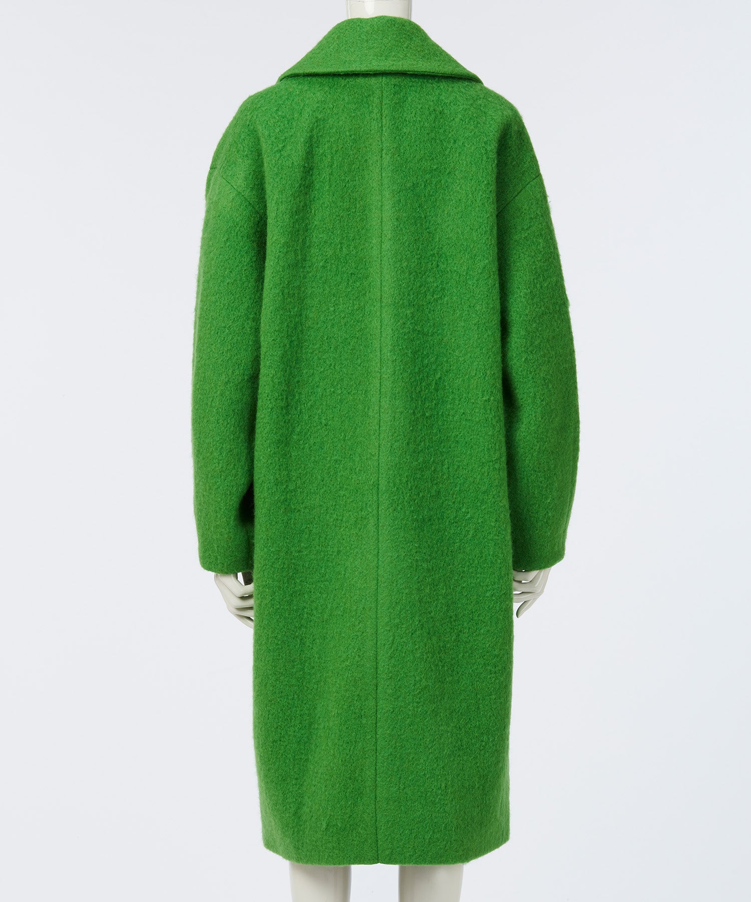 WOOL MIX COCOON LONG COAT