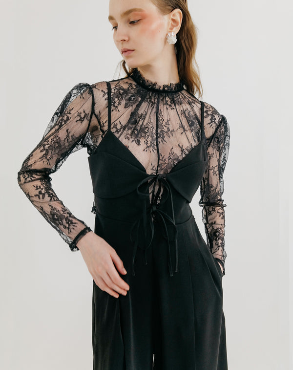 DOUBLE RIBBON JUMPSUIT