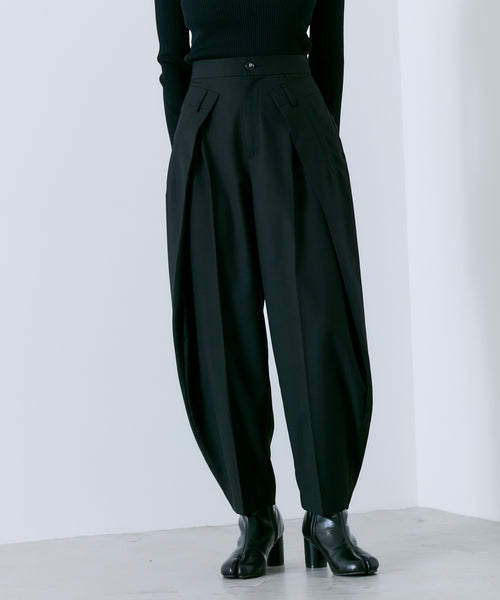 TUCKED WAIST COCON PANTS