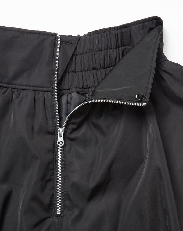 FRILL-BELTED PADDED SKIRT