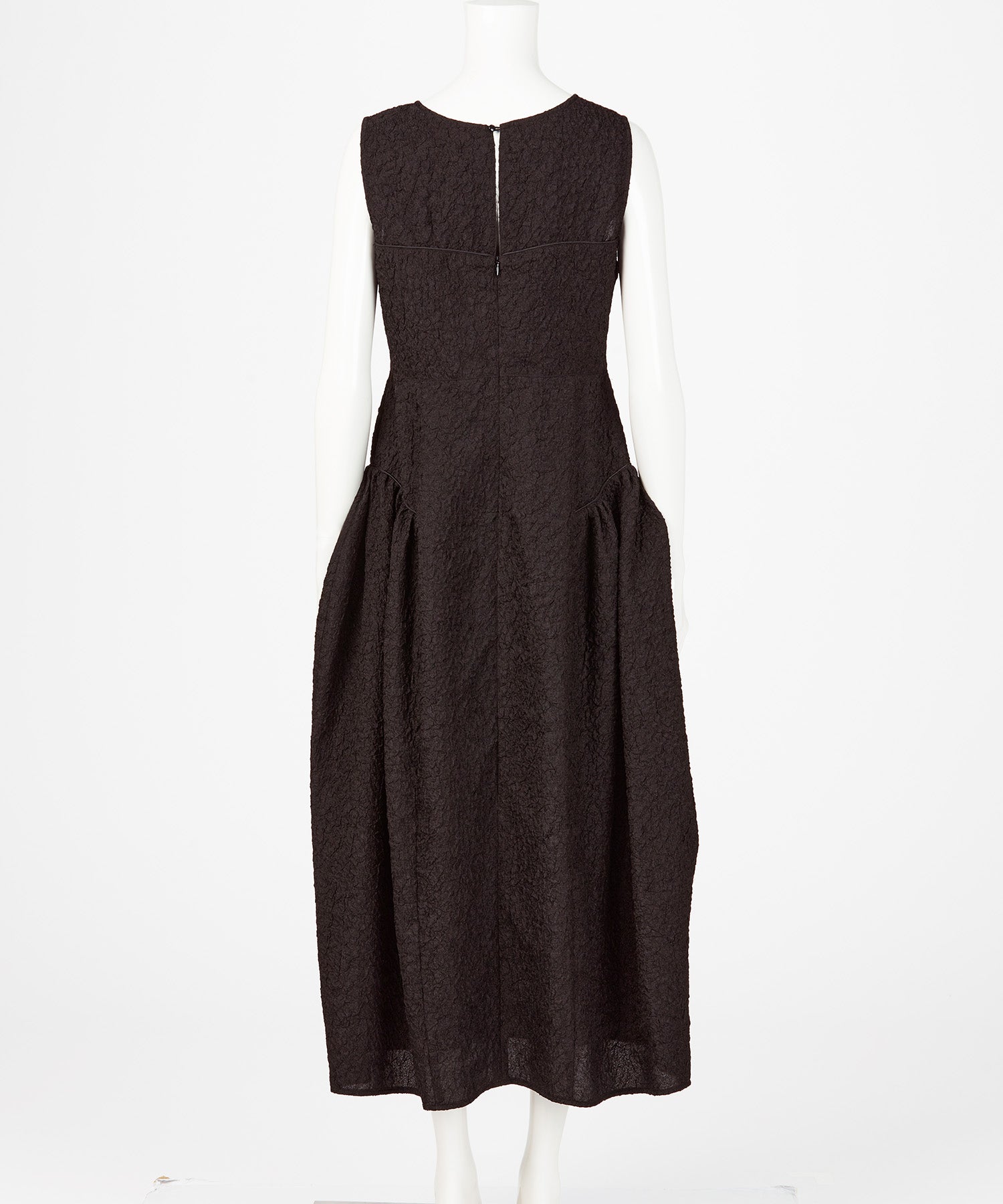 BUSTIER PANEL JACQUARD DRESS