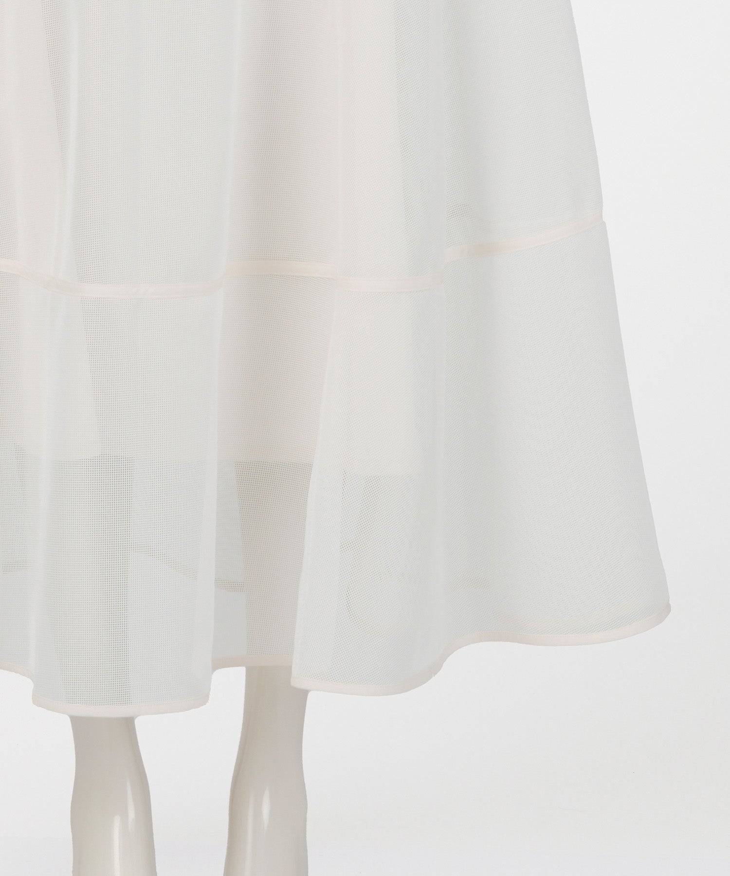 MESH TIERED SKIRT