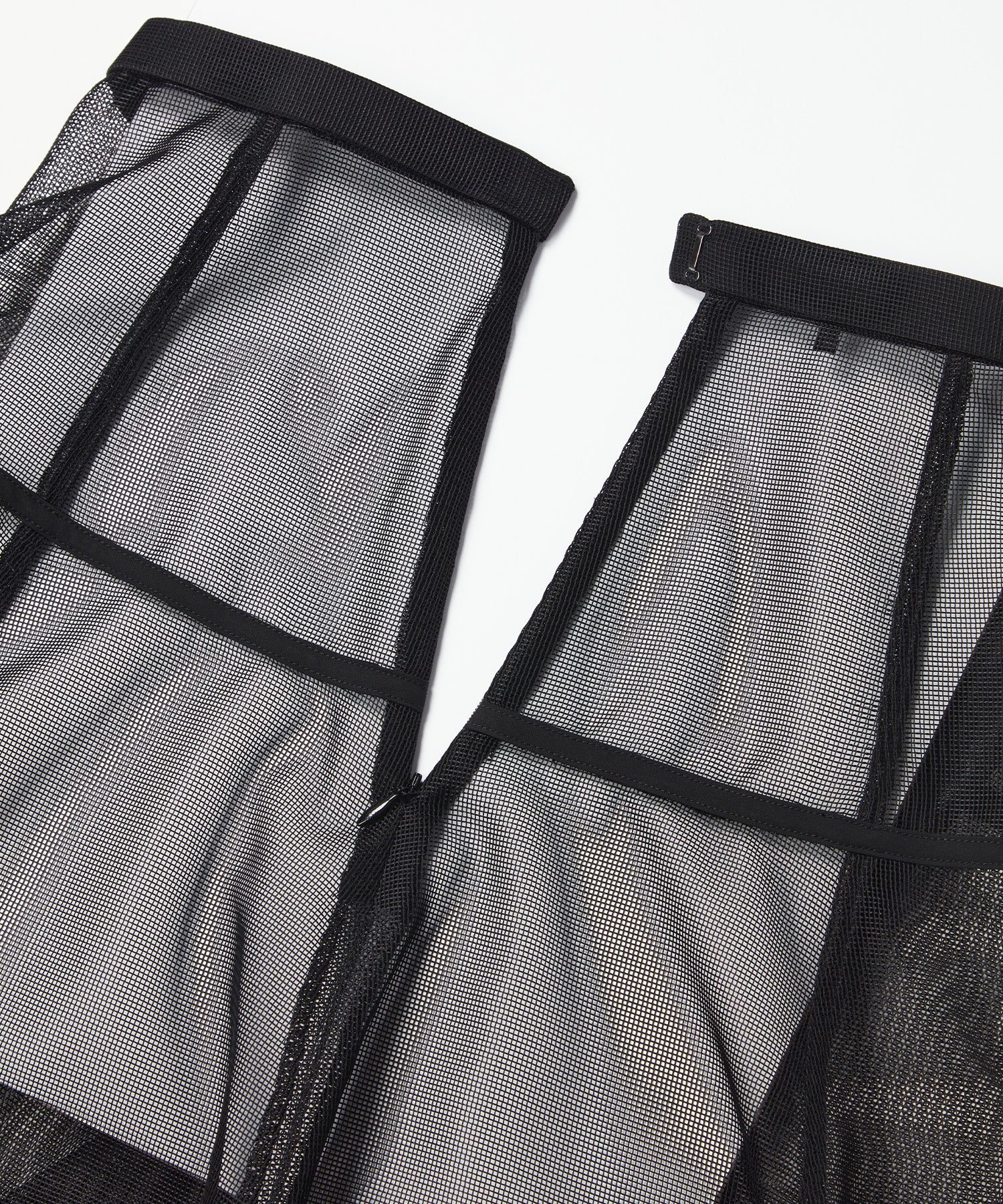 MESH TIERED SKIRT