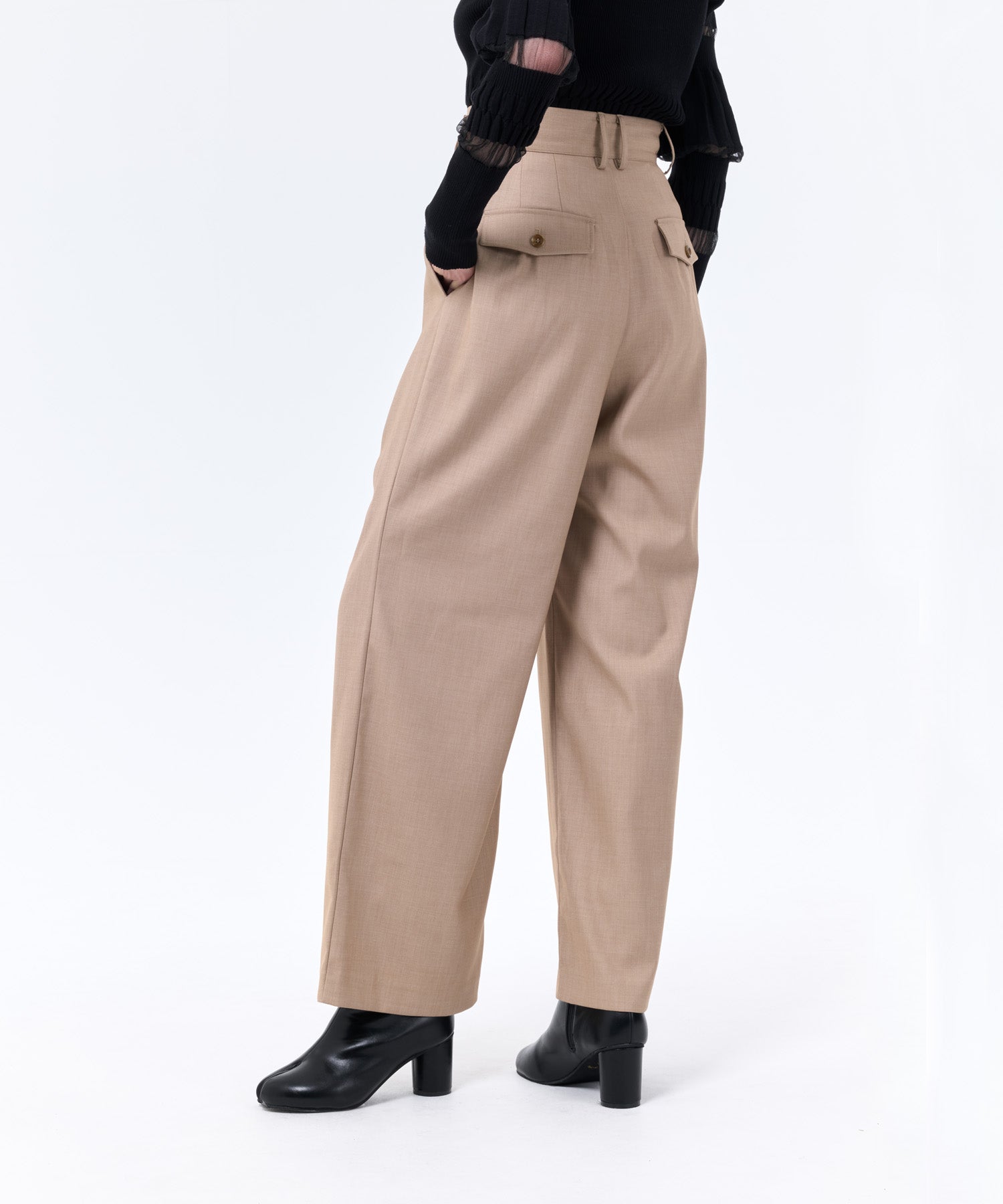 WIDE WRAP PANTS