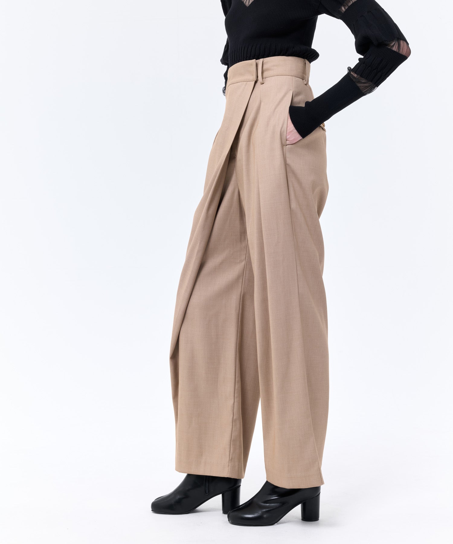 WIDE WRAP PANTS