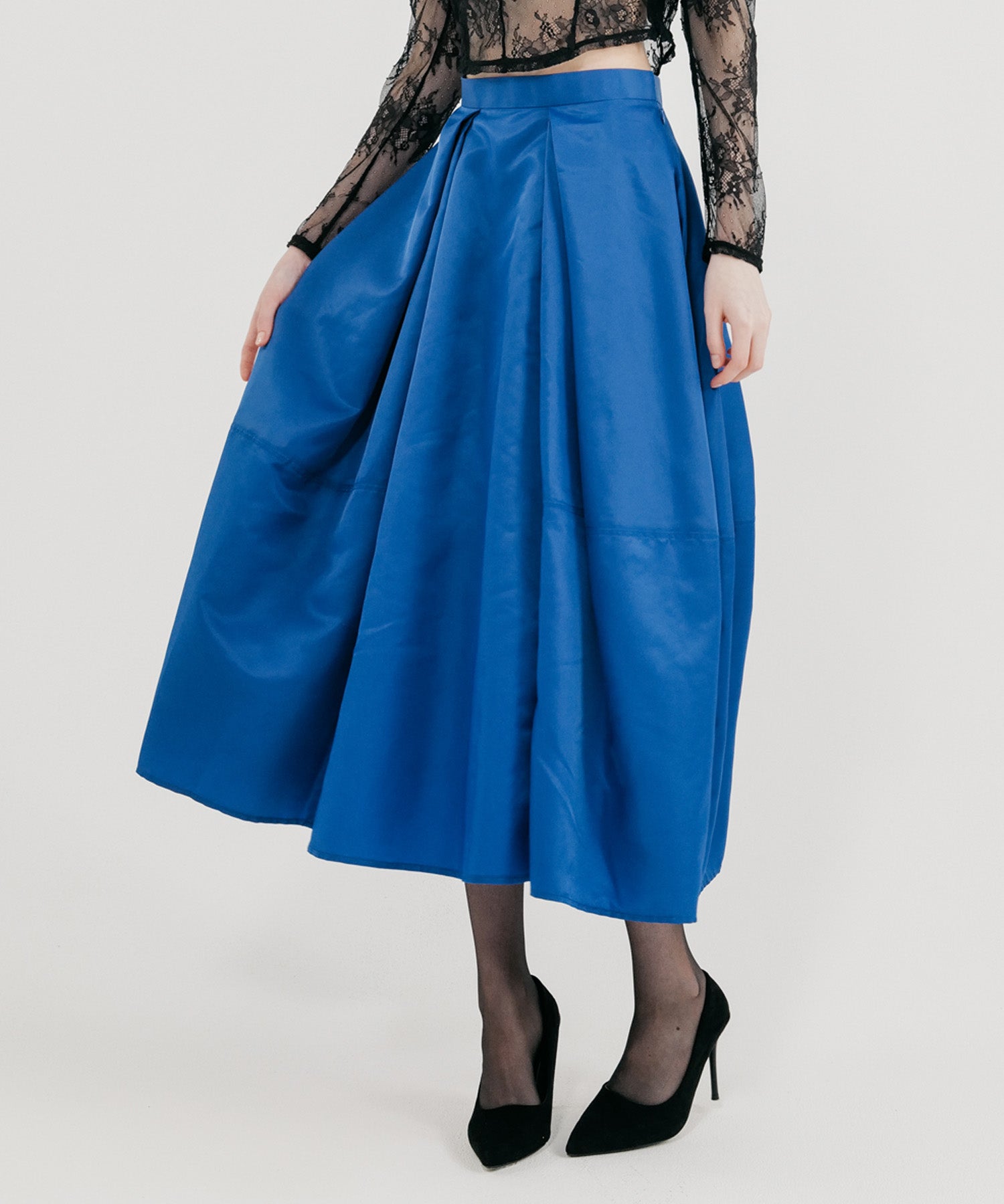 TAFFETA COCOON SKIRT – LAEMUSE