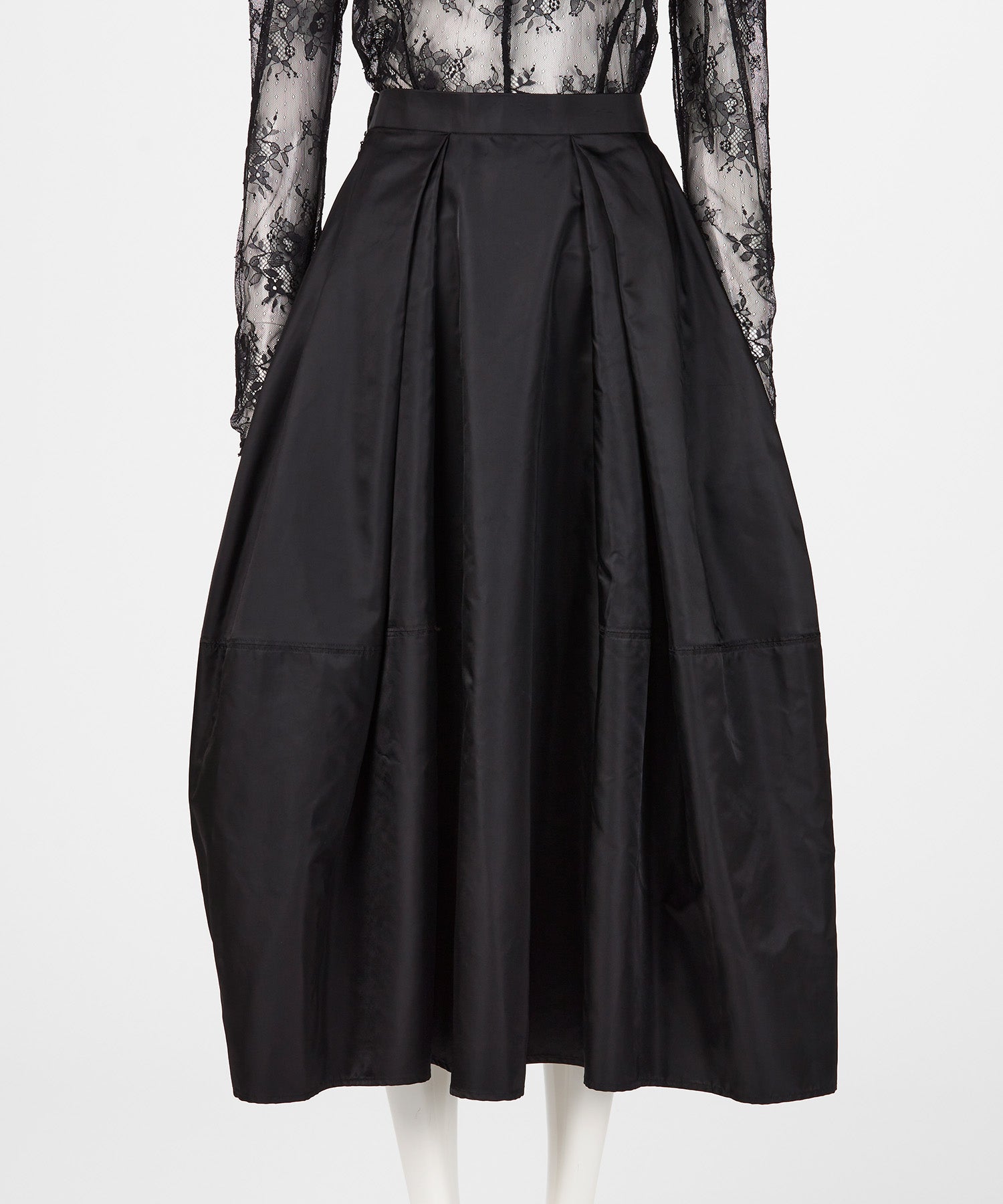 TAFFETA COCOON SKIRT