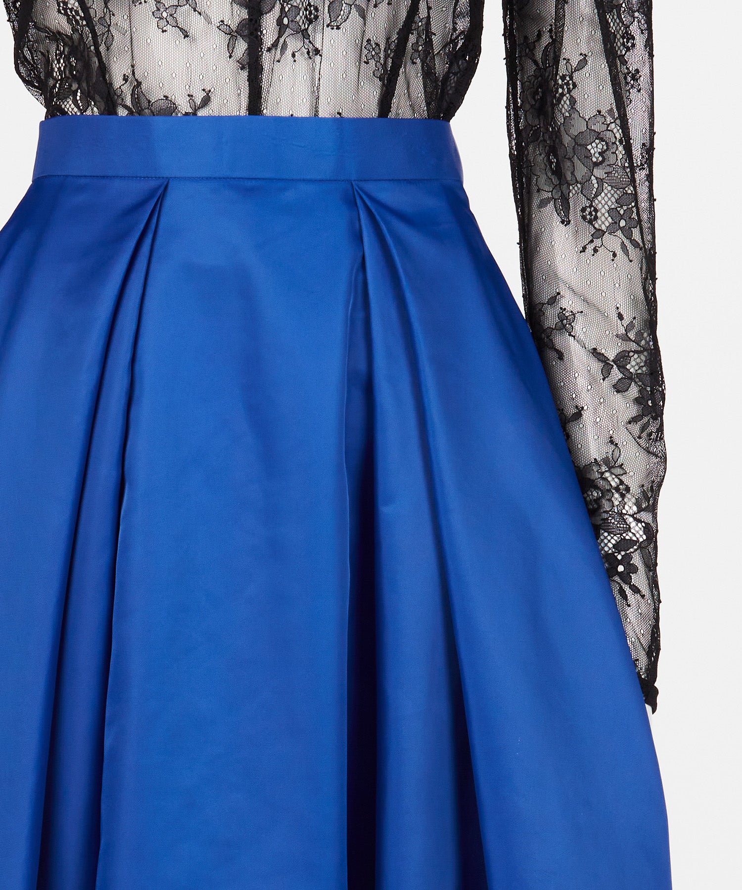 TAFFETA COCOON SKIRT