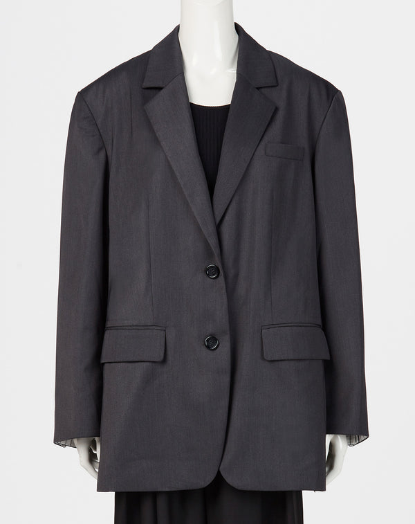 BACK BUTTON OVERSIZED JACKET