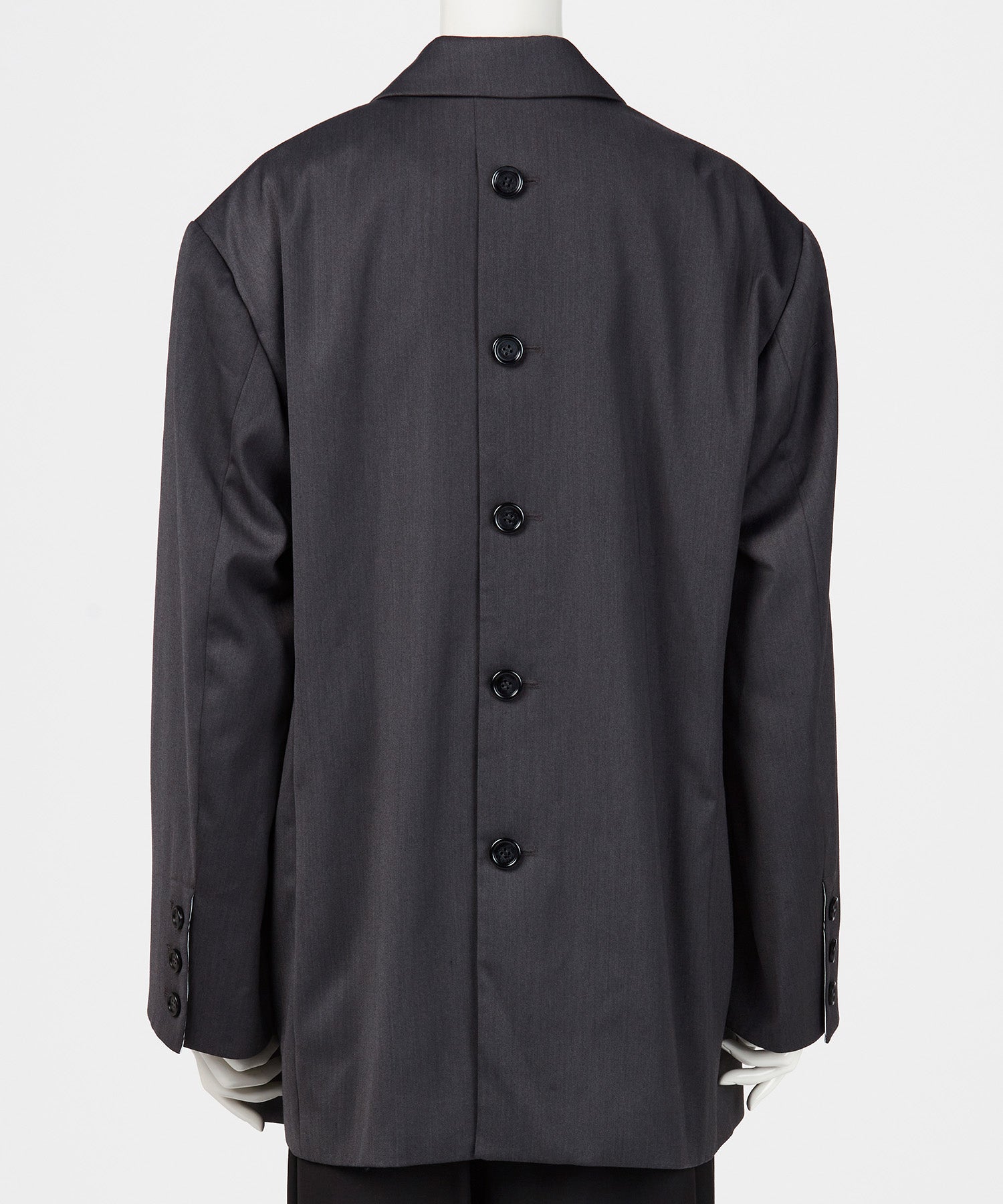 BACK BUTTON OVERSIZED JACKET