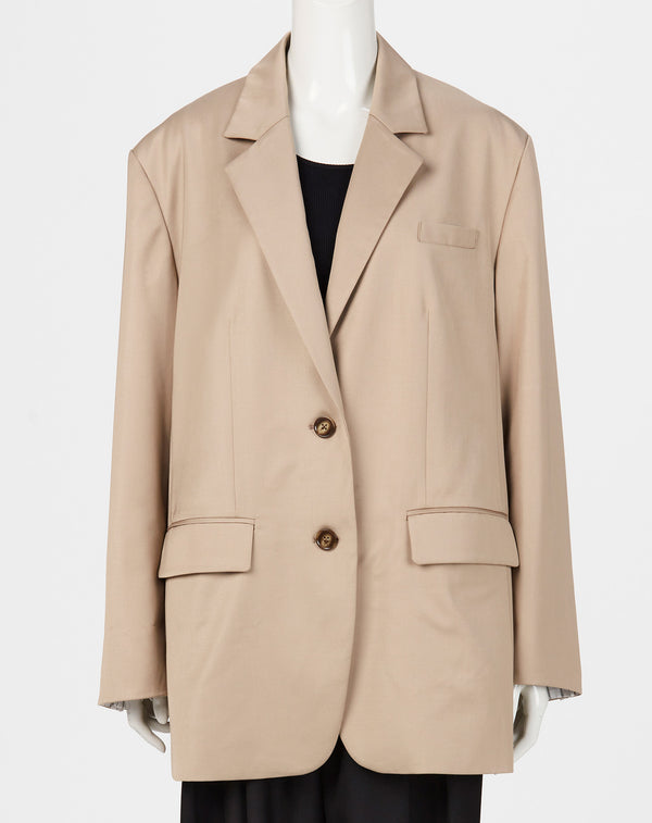 BACK BUTTON OVERSIZED JACKET