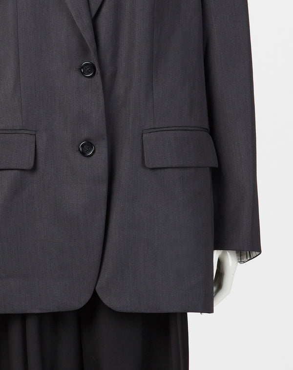 BACK BUTTON OVERSIZED JACKET