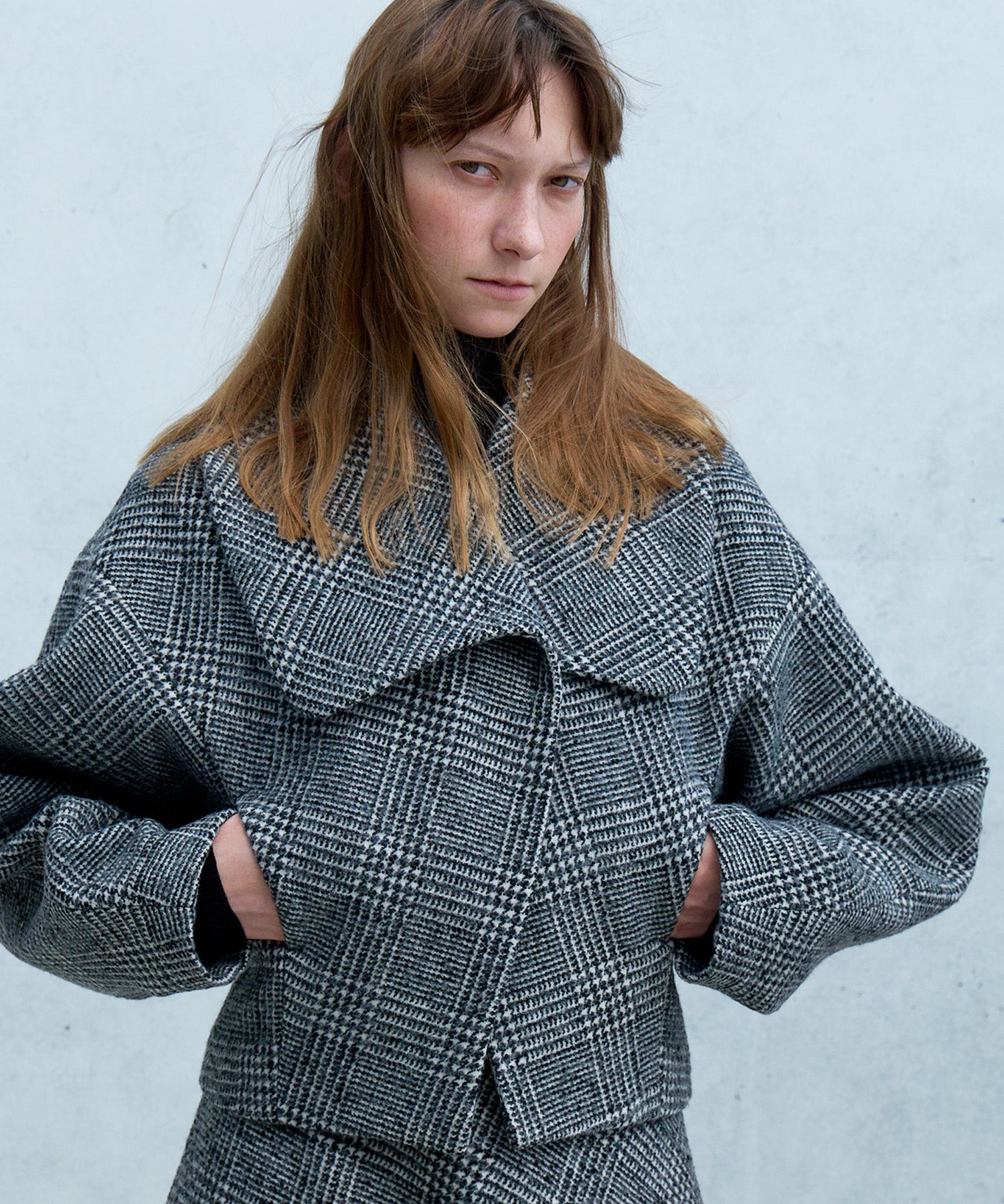 BIG COLLAR SHORT JACKET