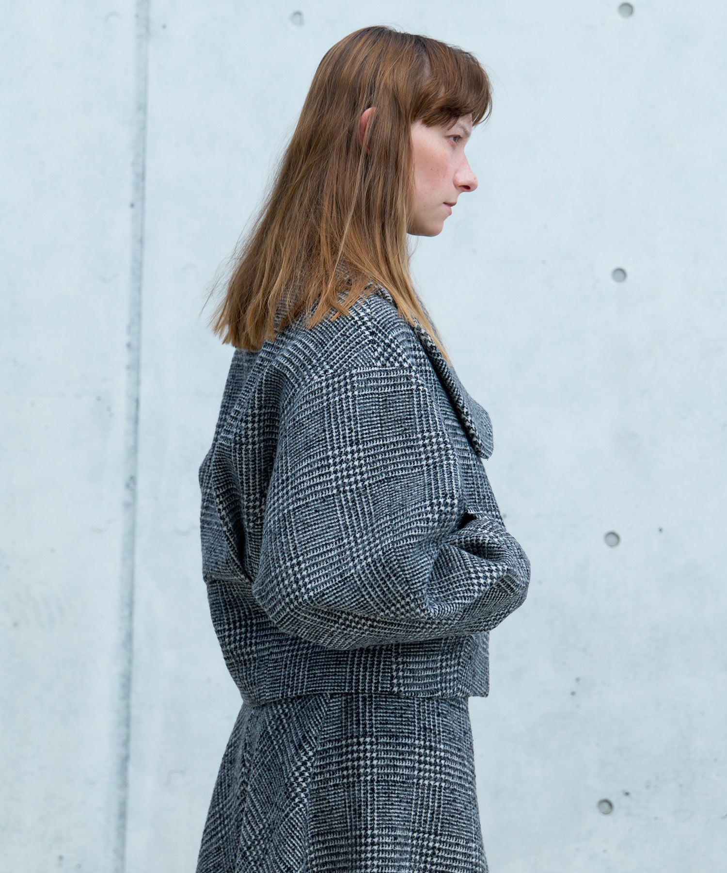 BIG COLLAR SHORT JACKET