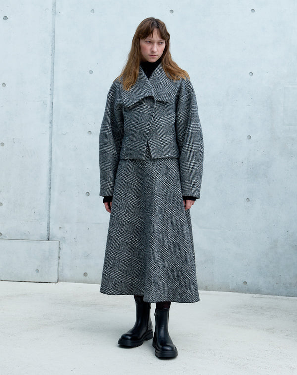 BIG COLLAR SHORT JACKET