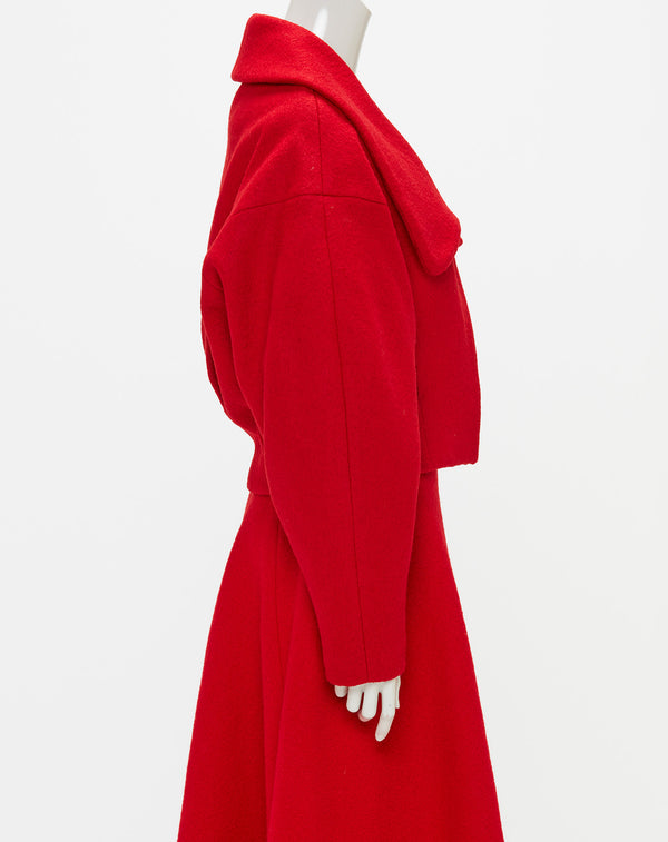 BIG COLLAR SHORT JACKET