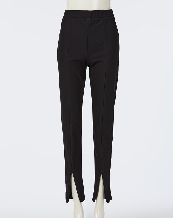 ZIP-OFF SLIT SLIM PANTS