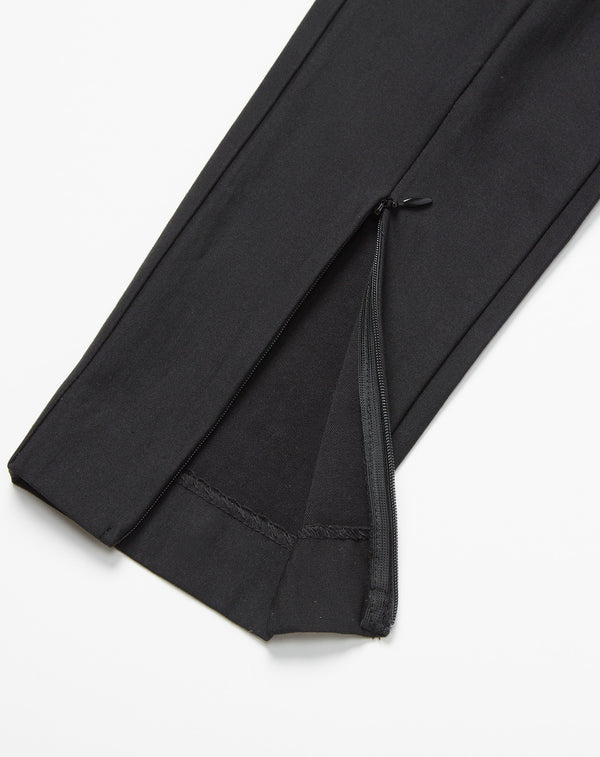 ZIP-OFF SLIT SLIM PANTS