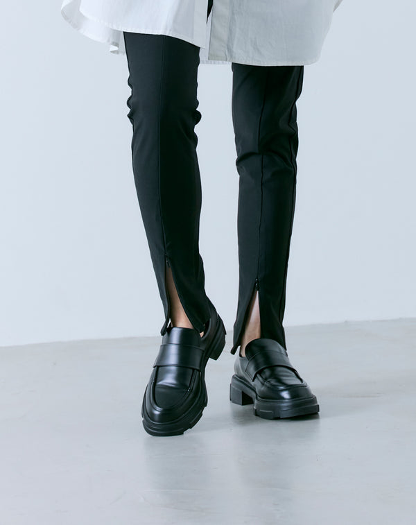 ZIP-OFF SLIT SLIM PANTS