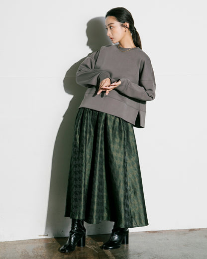 【2023AW】ワイドシルエット ダンボール ジャージー プルオーバー | LAEMUSE